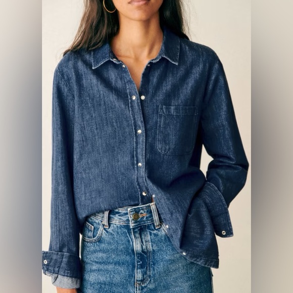 Sezane Denim Tomboy. - Picture 2 of 10